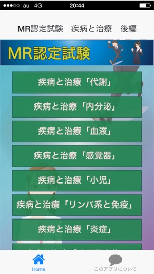 MR認定試験　疾病と治療　後編