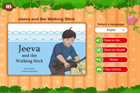 Jeeva and the Walking Stick - Interactive Yoga Learning ebook through repetition and memorization screenshot 3