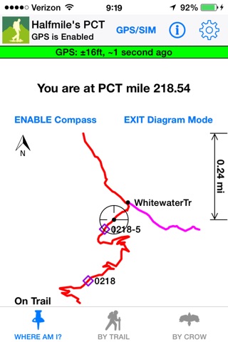 Halfmile's PCT screenshot 2