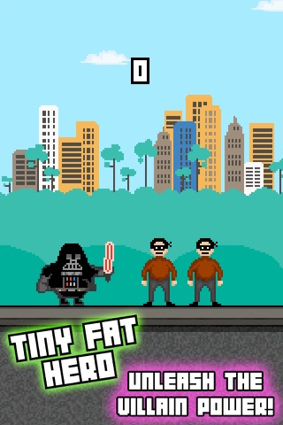 Tiny Fat Hero - Play Free 8-bit Retro Pixel Fighting Games screenshot 3