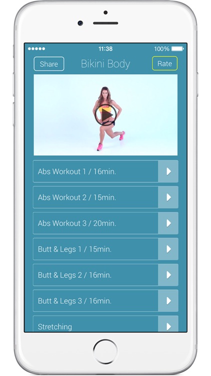 Bikini Body Lite – Bodyweight Exercises and Workouts for Abdominal, Butt and Leg Muscles screenshot-0