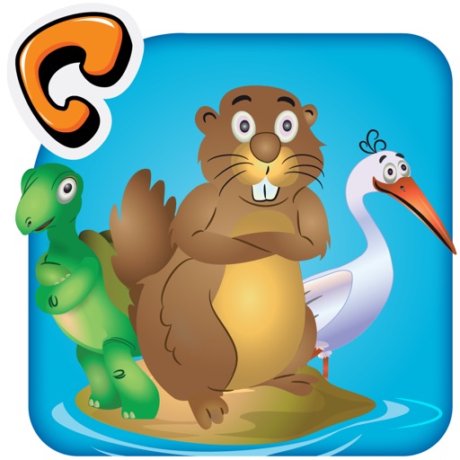 Animal Pond - Kids Draw Color Paint & Story Book iOS App