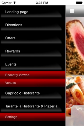 Capriccio Tarantella Rewards Club - I Love Italian screenshot 2