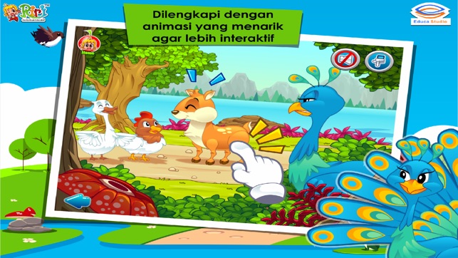 Kisah Kancil dan Merak - Cerita Anak Interaktif(圖3)-速報App