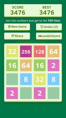 Number Tiles Challenge - free impossible 2048 game editionのおすすめ画像2