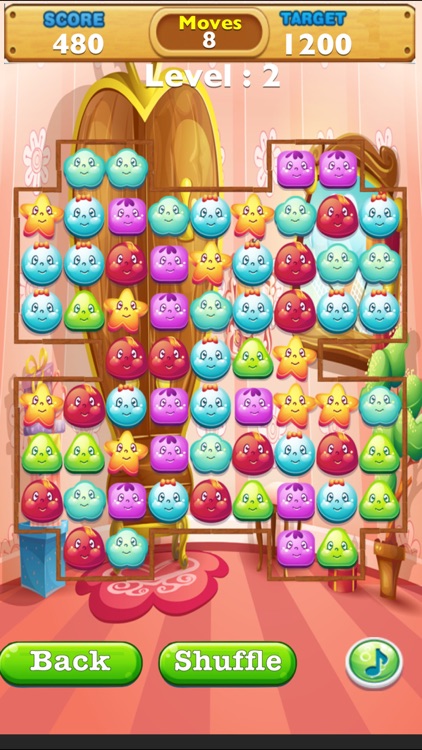 Cartoon Candy Blitz - Match Three Jelly Candies To Win