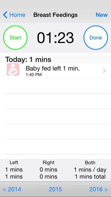 Baby Loggy - Breastfeeding, bottle feeding, diaper and growth tracker for newborn