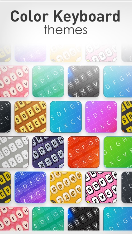 Color Keyboard Themes Pro - new keyboard design & backgrounds for iPhone, iPad, iPod