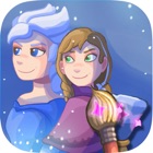 Scratch and paint the ice princesses: game for girls to paint and color