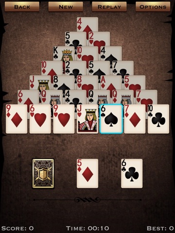 Pyramid Solitaire for iPad screenshot 2