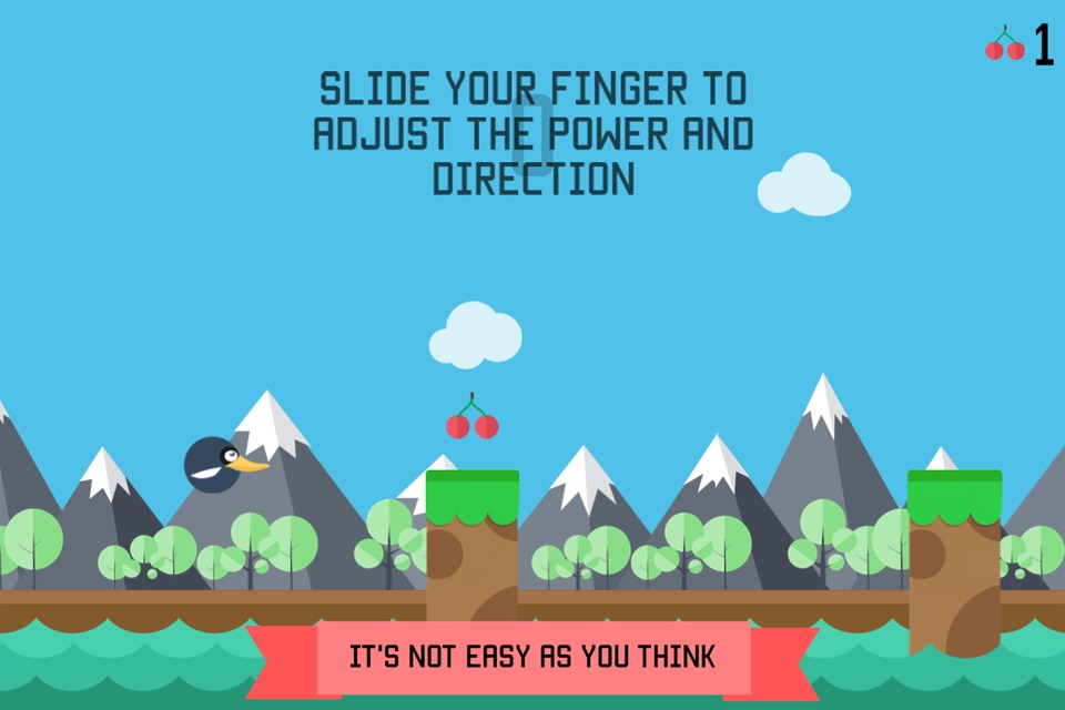 The Flappy Bouncing Bird: the new classic original sliding bird game screenshot 2