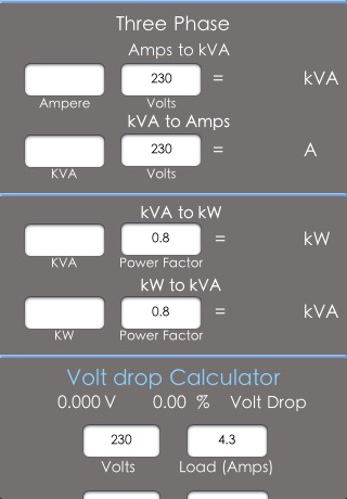 Electrical Formulas screenshot 3