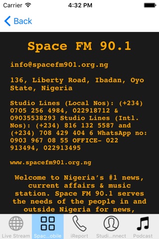 Space FM 90.1 screenshot 4