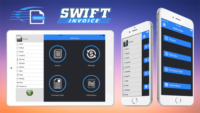 Swift Invoice Freeのスクリーンショット1 Swift Invoice Freeのスクリーンショット1