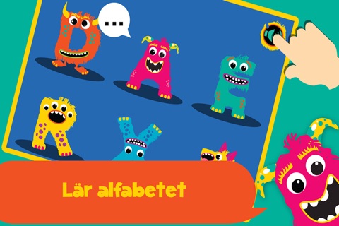 My first alphabet and letters monster puzzle Sound Game for toddlers and preschoolers screenshot 3