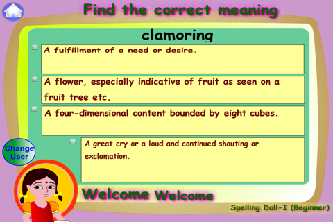 Spelling Doll1 Lite for Spelling Competitions screenshot 4