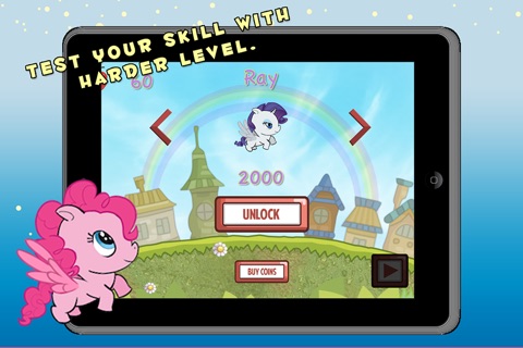 Amazing little unicorns magical and fantasy rush flying games for kids who love princess and ponies screenshot 2