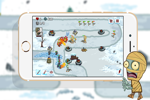 Arctic Defences - Defend Your Island And Beach From The Zombie Dictator screenshot 2