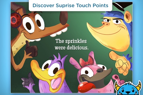 Mr. Cupcake Has The Sprinkles – An Interactive Animated Storybook App For Kids HD screenshot 2