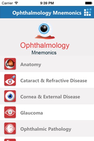 Ophthalmology Mnemonics screenshot 3