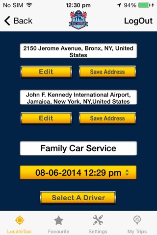 Family Car Service screenshot 3