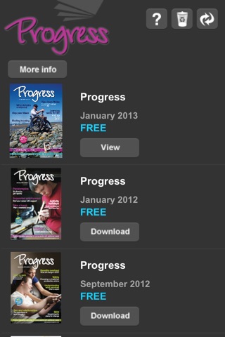 Progress Magazine screenshot 2