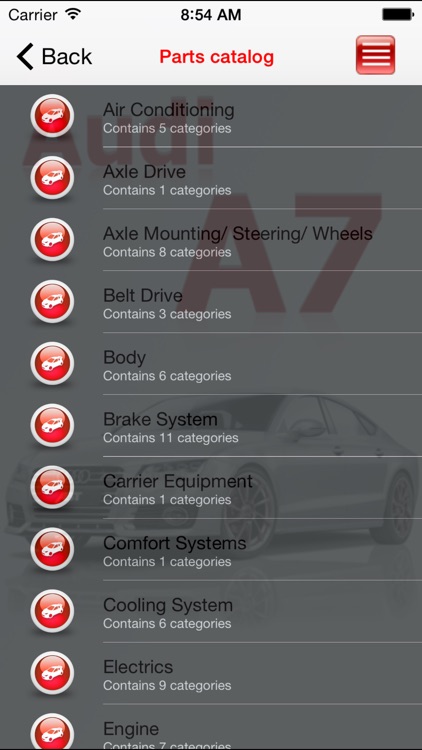 AutoParts Audi A7
