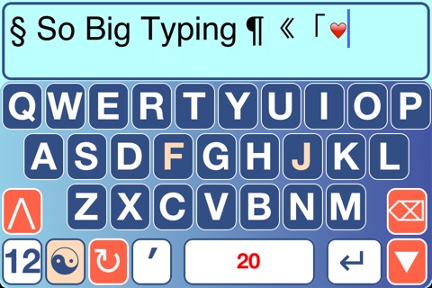 SoBigTyping FREE - XLarge Keyboard screenshot 4