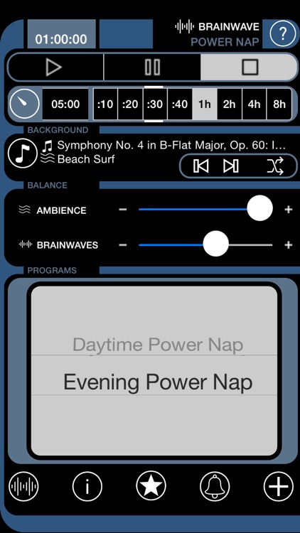 Brain Wave Power Nap - Advanced Binaural Brainwave Entrainment with Ambient Backgrounds and iTunes Music Mixing screenshot-4