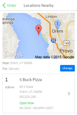 5 Buck Pizza Ordering screenshot 2