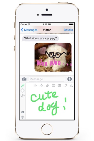 Doodle Keyboard for iOS 8 screenshot 2