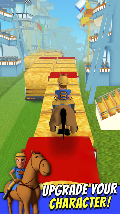 How to cancel & delete Cartoon Horse Riding Free - Horsemanship Equestrian Race Game from iphone & ipad 2