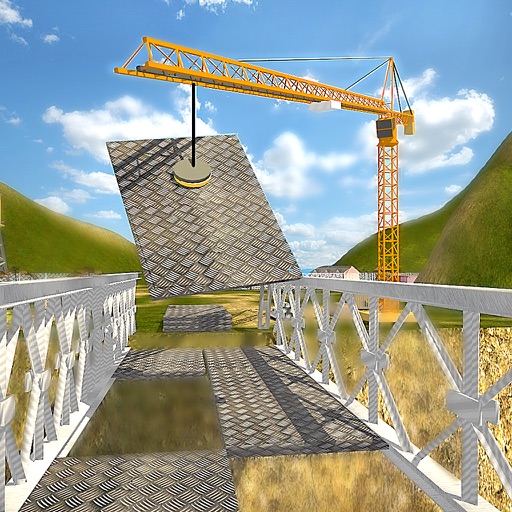 Bridge Builder Crane Simulator 3D – Construction crane simulation game Icon