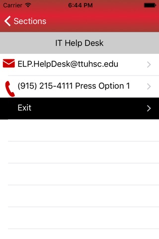 TTUHSC El Paso IT Mobile App screenshot 3