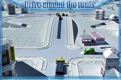 Snow Blower Truck Sim 3D screenshot 2