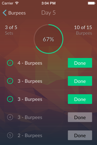 Burpees - 30 Days Workout Plan screenshot 2