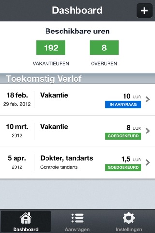 VerlofApp - Verlofregistratie screenshot 2