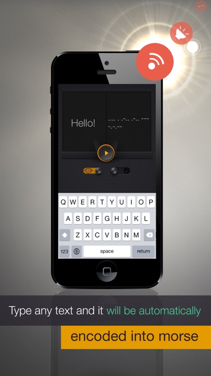 MORSE Light PRO - handy morse code encoder and transmitter