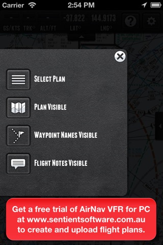 Sentient Air Nav VFR screenshot 3