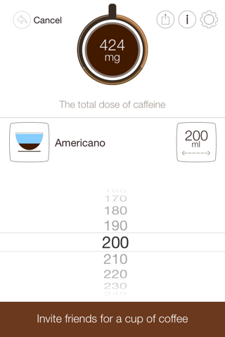 Caffeine Calculator screenshot 4