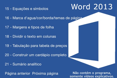 Tutorial Word 2013 Edition for iPhone screenshot 2