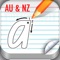 Teach your children how to write letters, numbers and your own words, using the Australian and New Zealand education approved plain and cursive fonts - QLD, NSW, ACT, VIC, TAS, SA, WA, NT and NZ