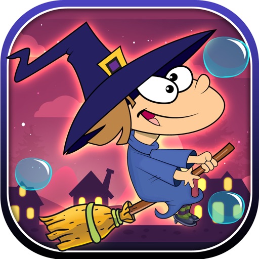 A Witch Bubble Basketball Flick Throw - Magic Ball Shooter Craze