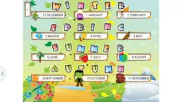 Game screenshot Kids Learn Seasons And Months apk