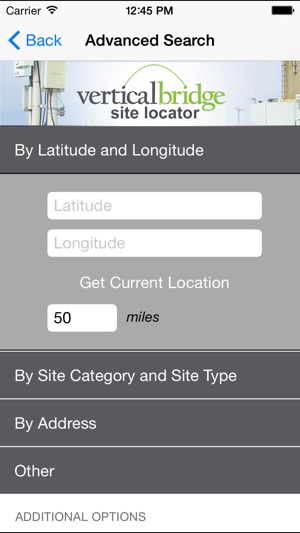 Vertical Bridge Site Locator