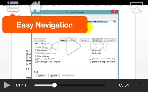 Introduction Course For Word screenshot 3