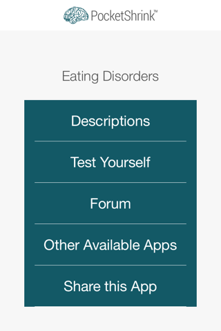 Anorexia Bulimia Binge Test screenshot 2