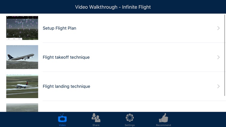 Video Walkthrough for Infinite Flight