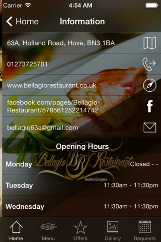 Bellagio Restaurant screenshot 3