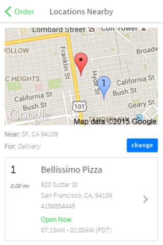 Bellissimo Pizza screenshot 2